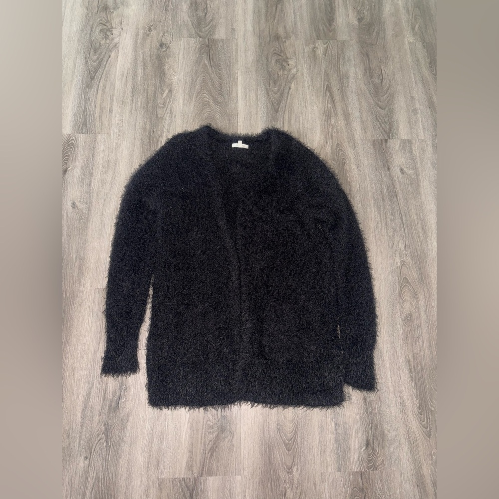 Maurice’s - Black Fleece Cardigan